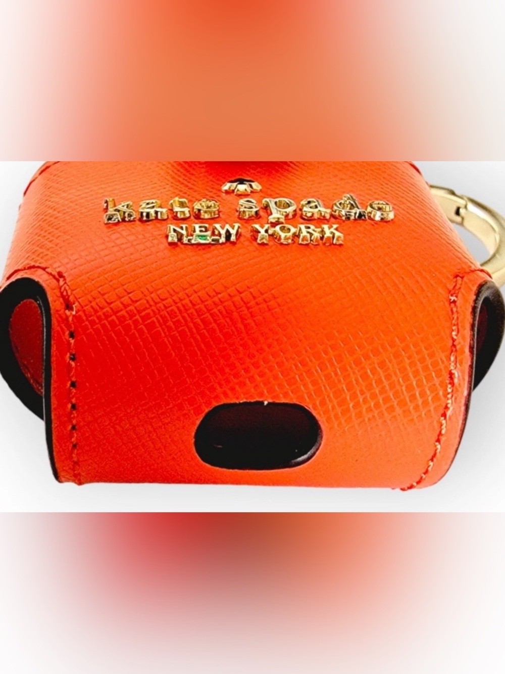 kate spade Staci AirPods Case Saffiano Leather NWOT - Picture 5 of 5